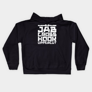 Aged Jab Cross Hook Uppercut Kids Hoodie